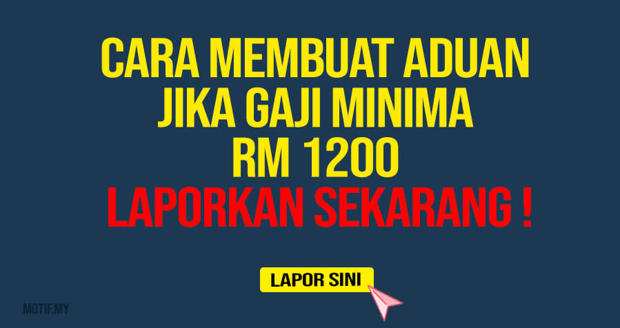 Gaji minimum malaysia 2021