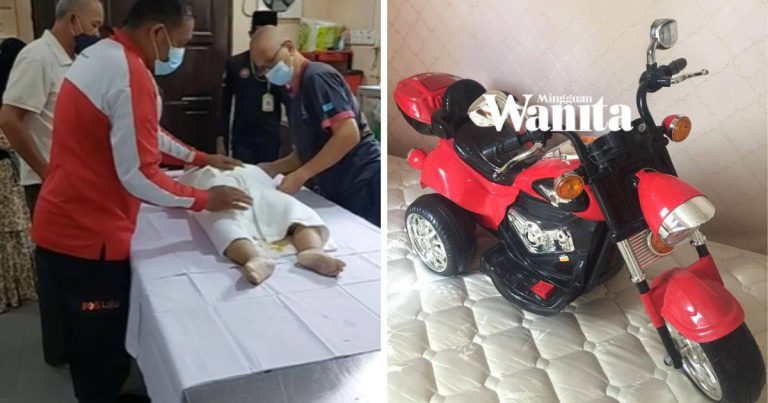 Meraung Kuat Selepas Terjatuh Dari Motosikal Mainan, Asbab Adik Fadzly Ke Syurga Allah